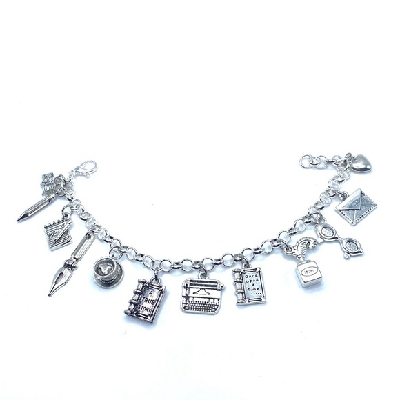 Writer Charm Bracelet Author - Picture 2 of 8